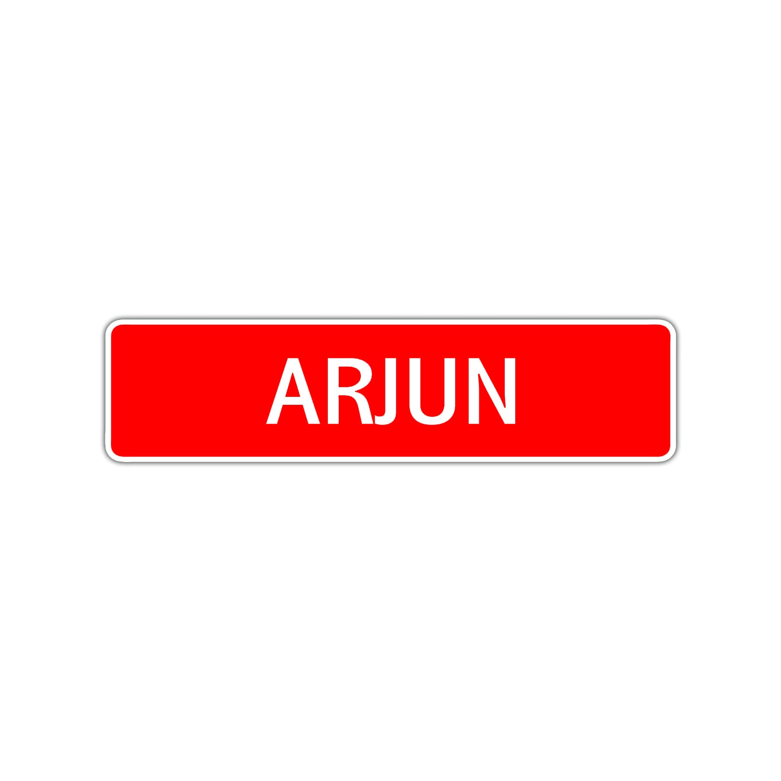 Arjun Street Sign Children Name Room Plate