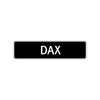 Dax Street Sign Children Name Room Plate