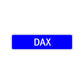 Dax Street Sign Children Name Room Plate