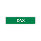 Dax Street Sign Children Name Room Plate