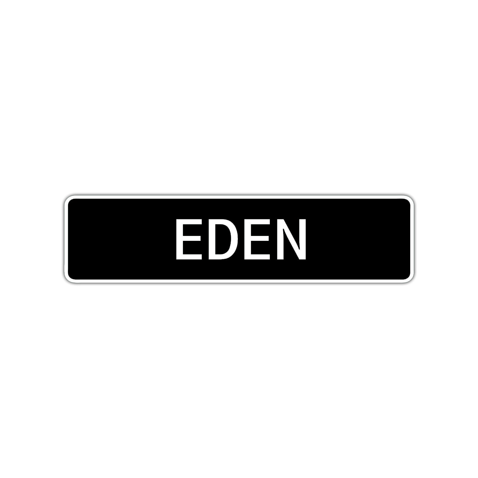 Eden Street Sign Children Name Room Plate