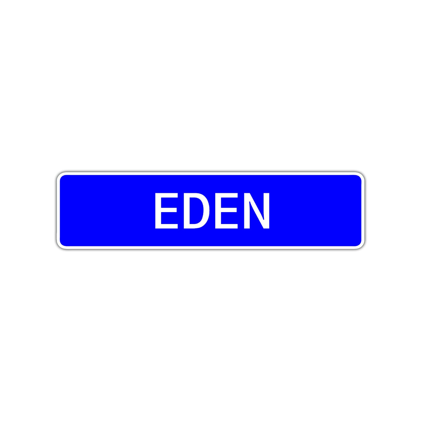 Eden Street Sign Children Name Room Plate