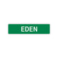 Eden Street Sign Children Name Room Plate