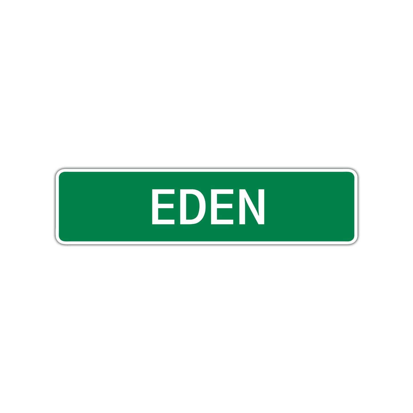Eden Street Sign Children Name Room Plate