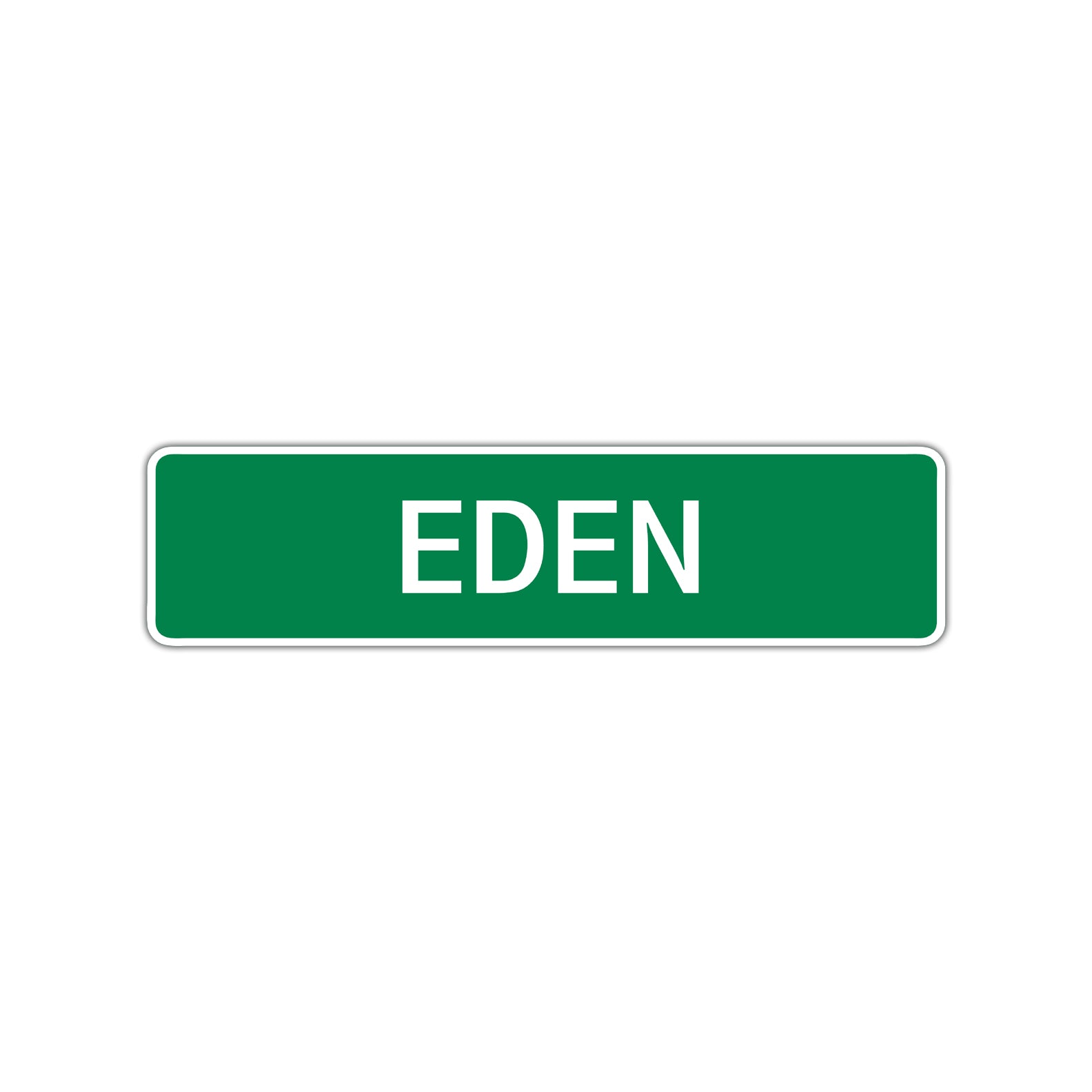 Eden Street Sign Children Name Room Plate