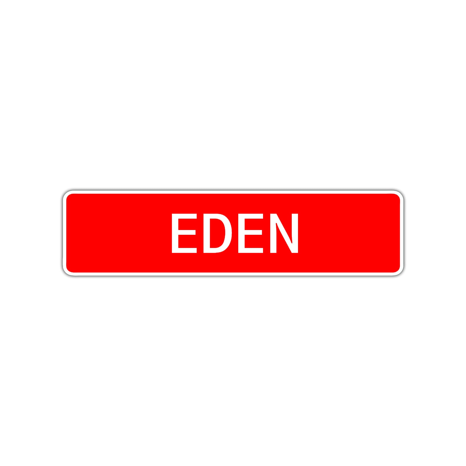 Eden Street Sign Children Name Room Plate