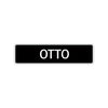 Otto Street Sign Children Name Room Plate