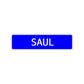 Saul Street Sign Children Name Room Plate