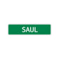 Saul Street Sign Children Name Room Plate