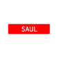 Saul Street Sign Children Name Room Plate