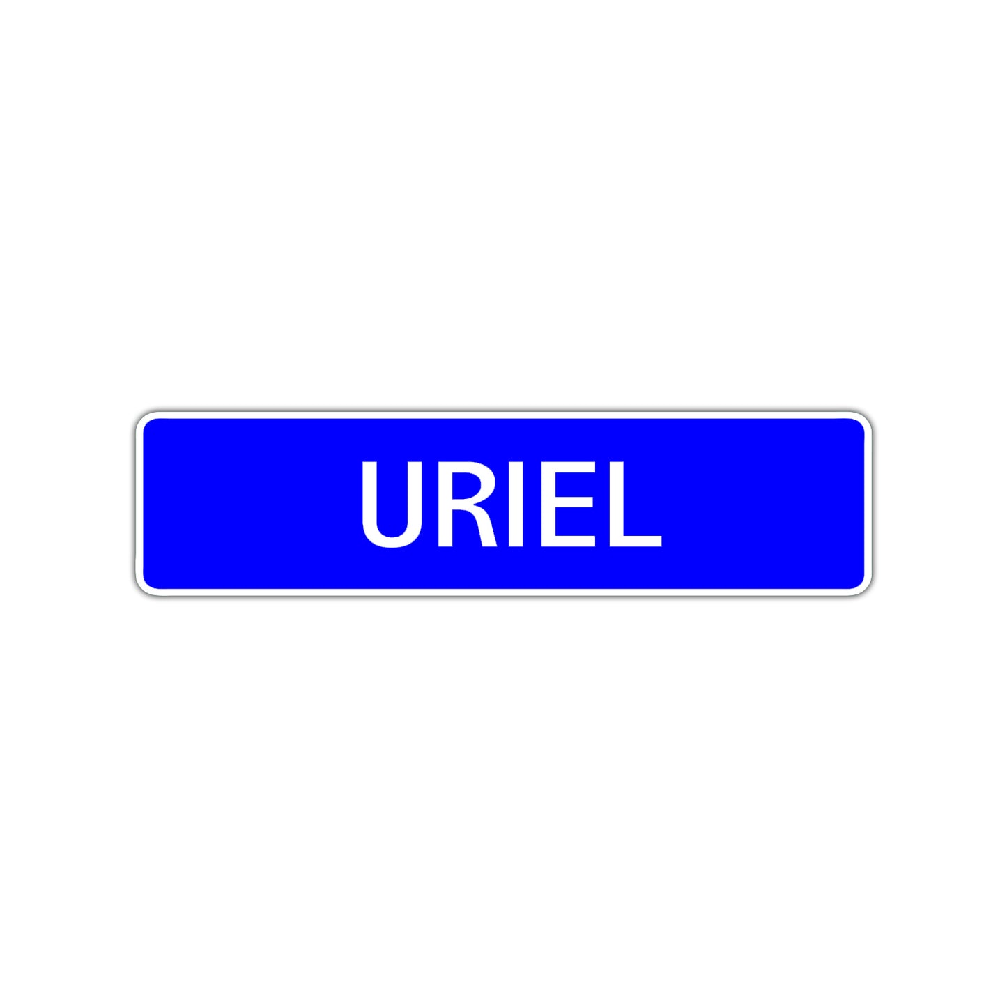 Uriel Street Sign Children Name Room Plate