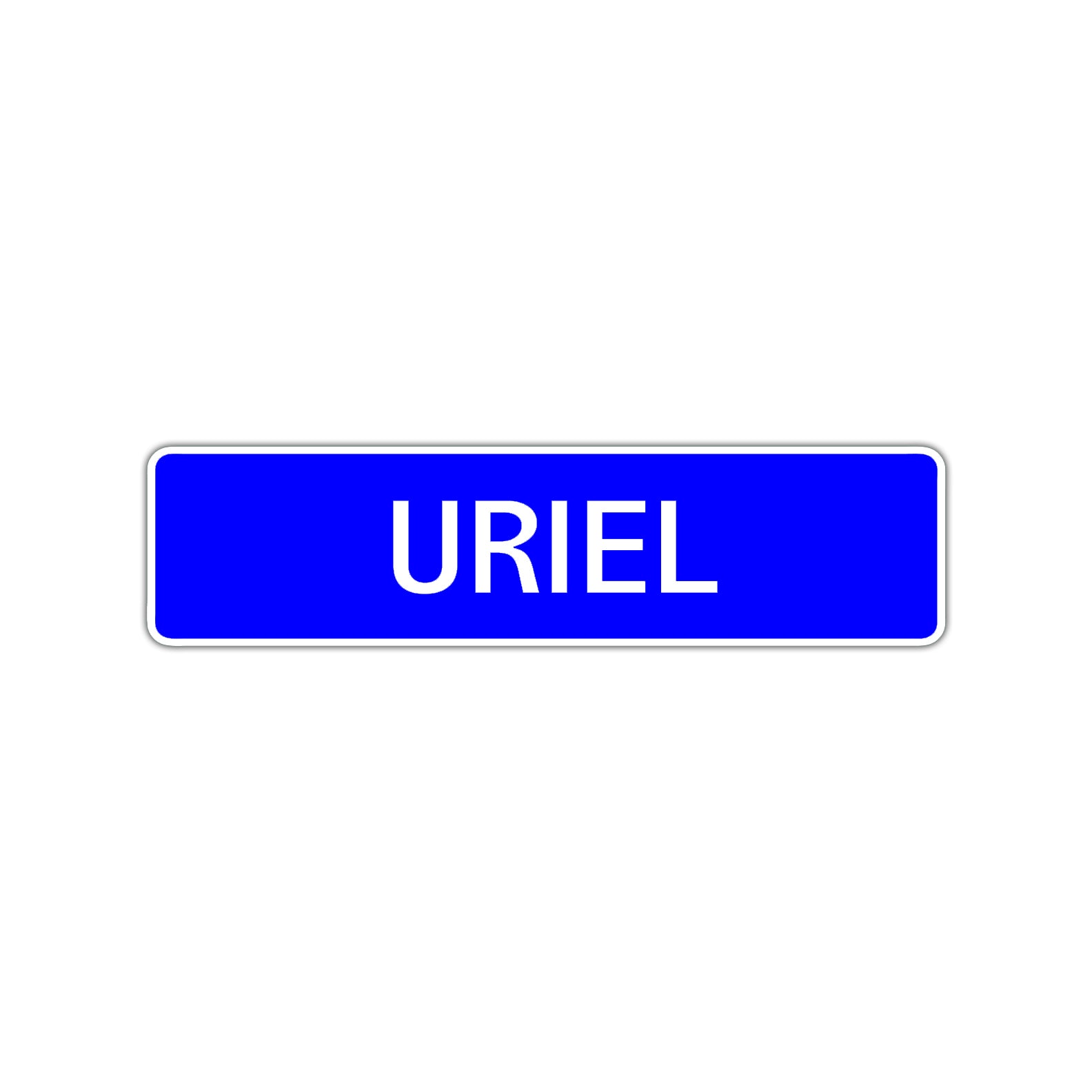 Uriel Street Sign Children Name Room Plate