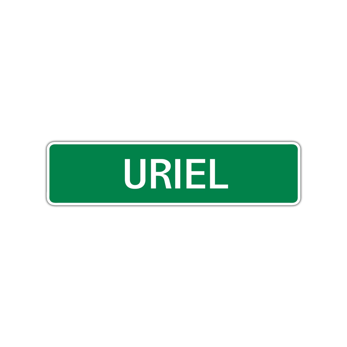 Uriel Street Sign Children Name Room Plate