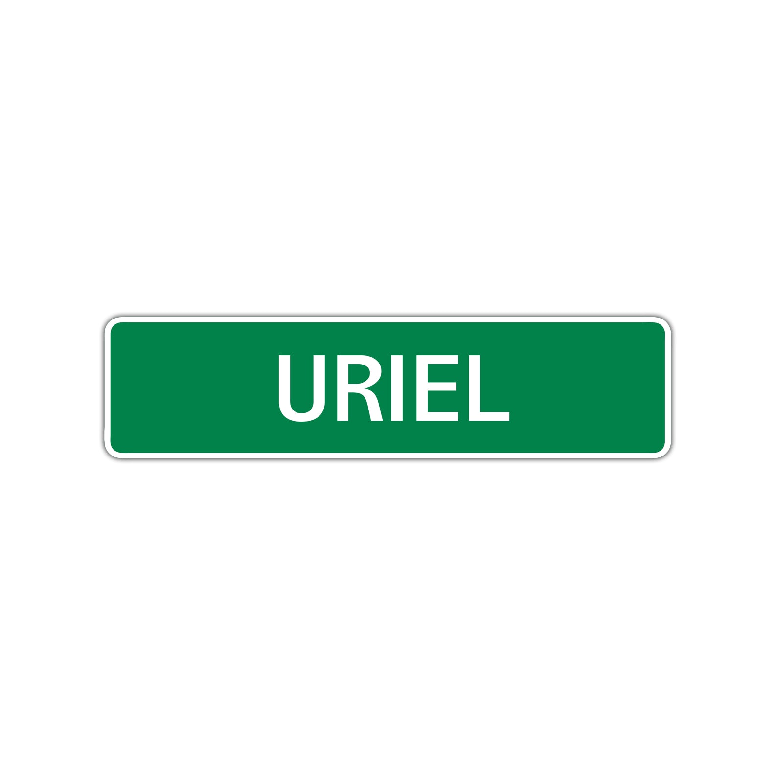 Uriel Street Sign Children Name Room Plate