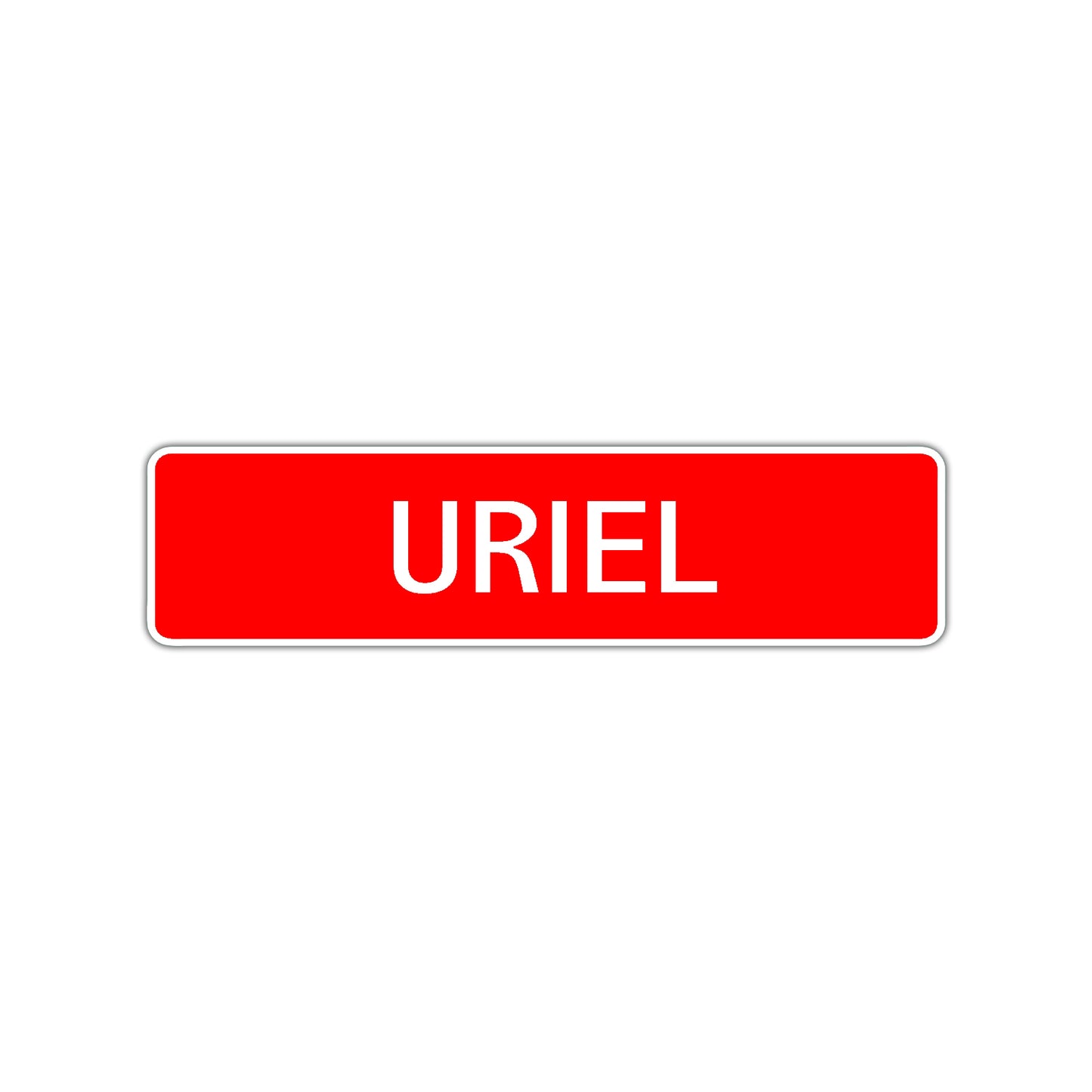 Uriel Street Sign Children Name Room Plate