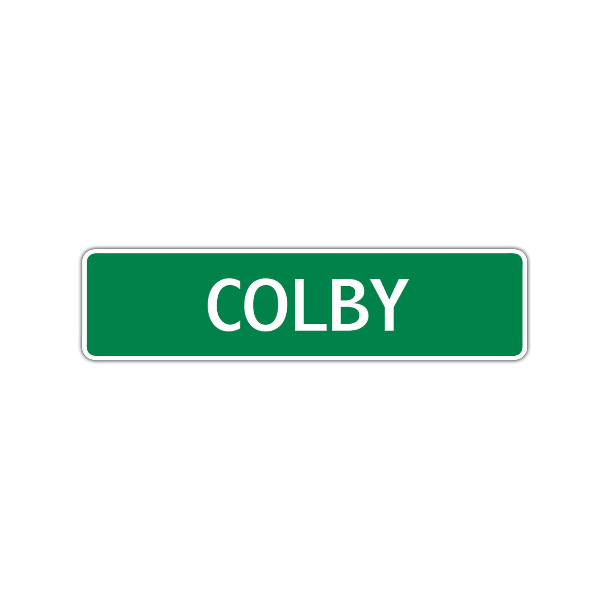 Colby Sign Colby Street Sign Children Name Room Plate – Sign Fever