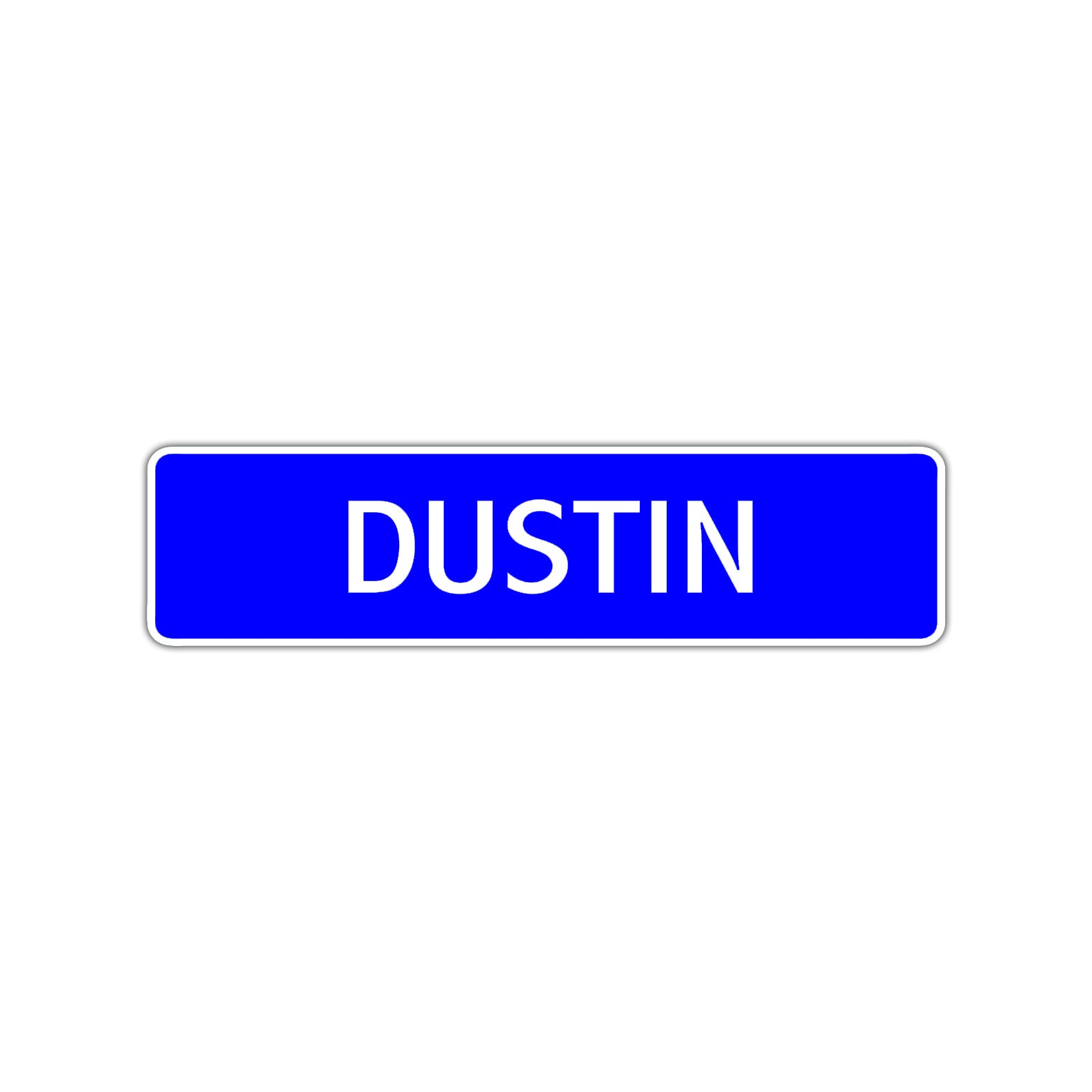 Dustin Street Sign Children Name Room Plate