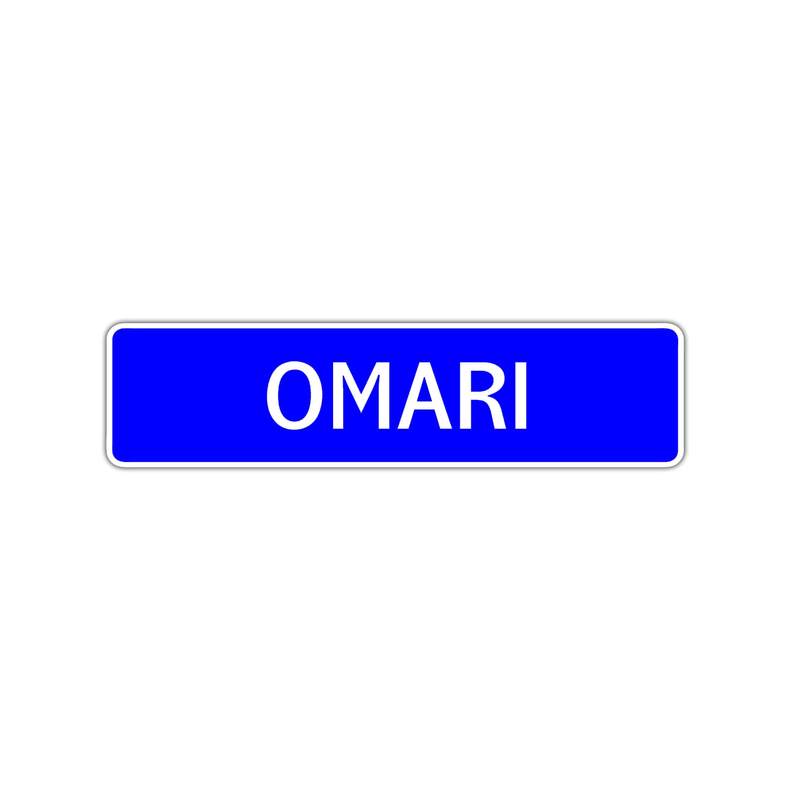 Omari Street Sign Children Name Room Plate