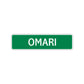 Omari Street Sign Children Name Room Plate