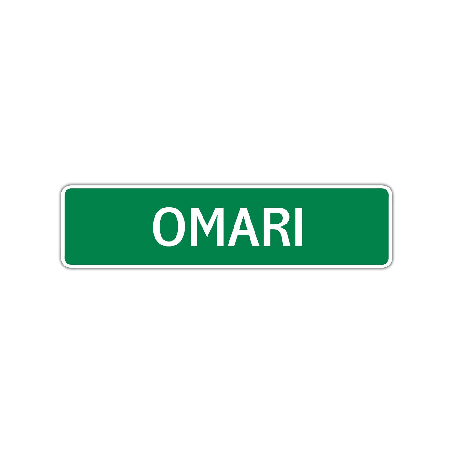 Omari Street Sign Children Name Room Plate