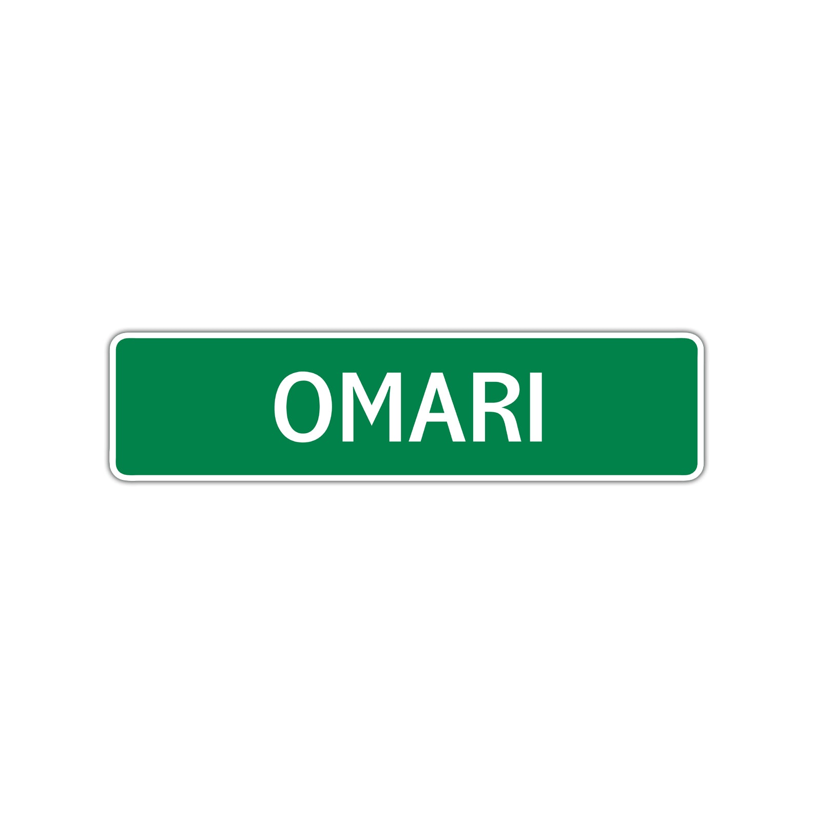 Omari Street Sign Children Name Room Plate