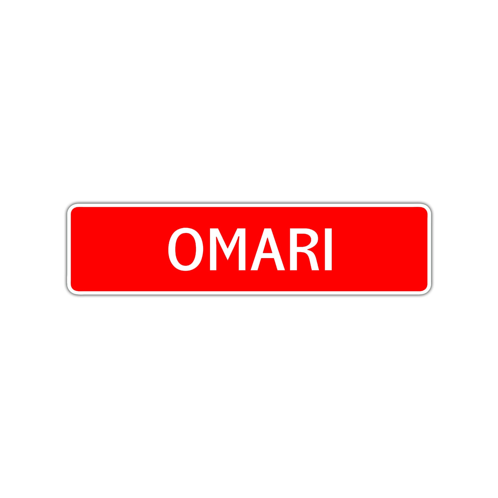 Omari Street Sign Children Name Room Plate