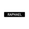 Raphael Street Sign Children Name Room Plate