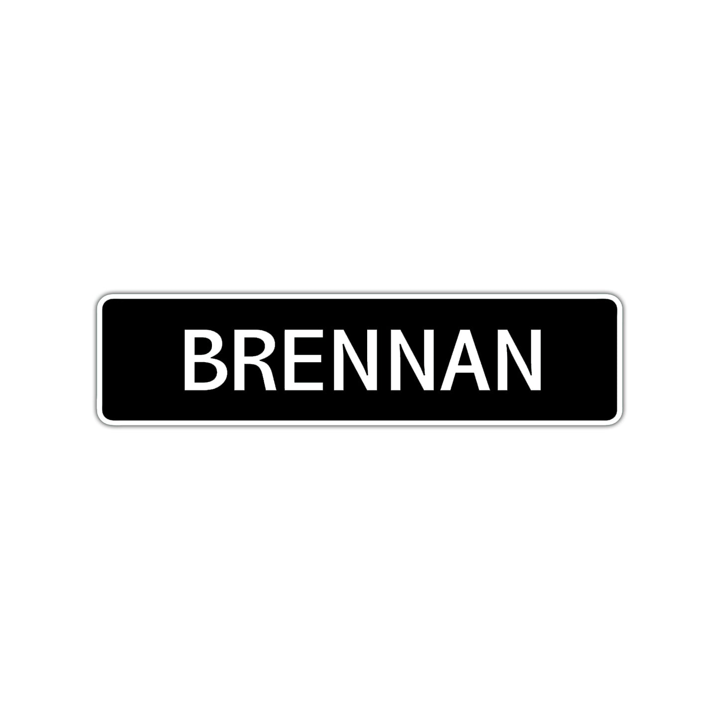 Brennan Street Sign Children Name Room Plate