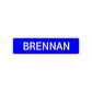 Brennan Street Sign Children Name Room Plate