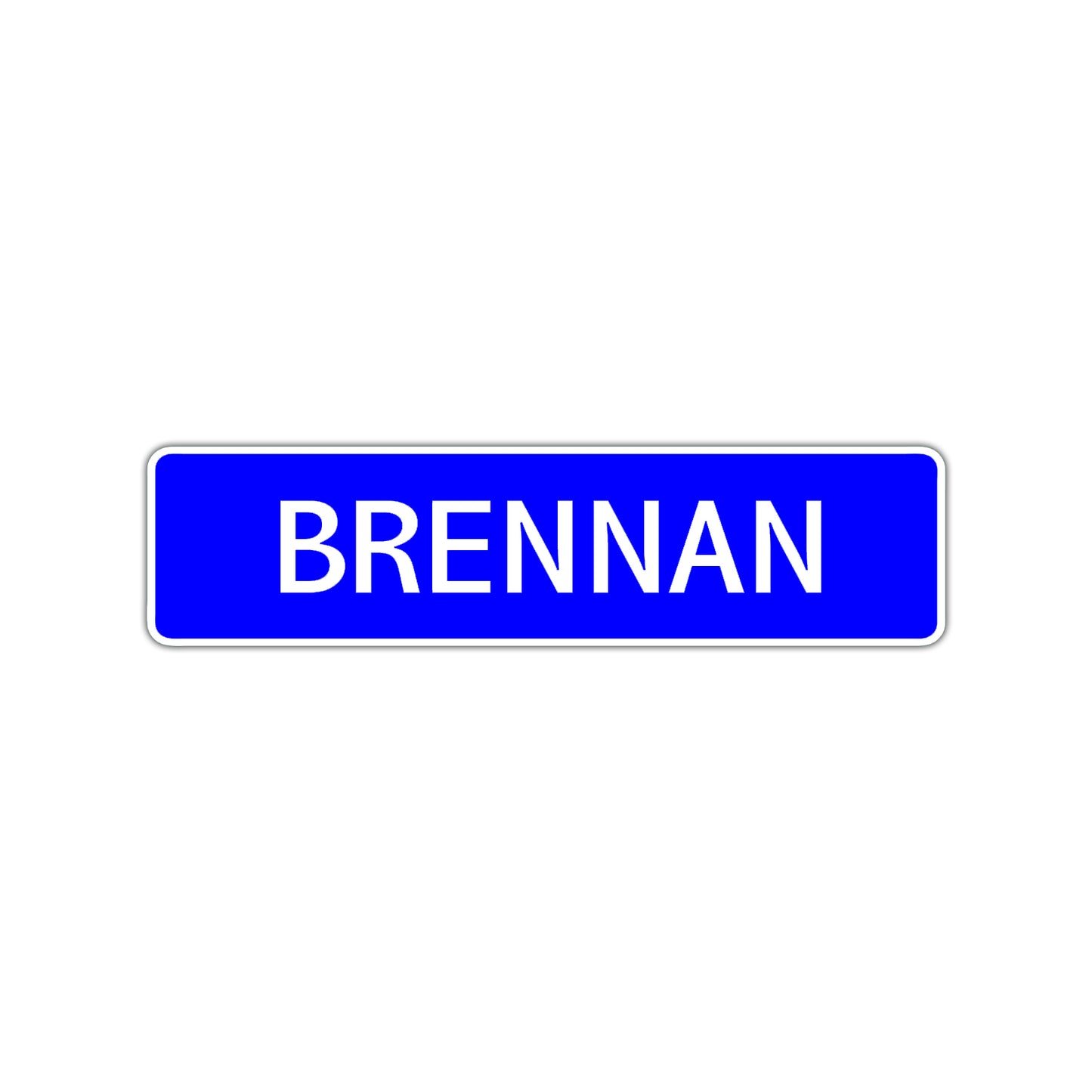 Brennan Street Sign Children Name Room Plate