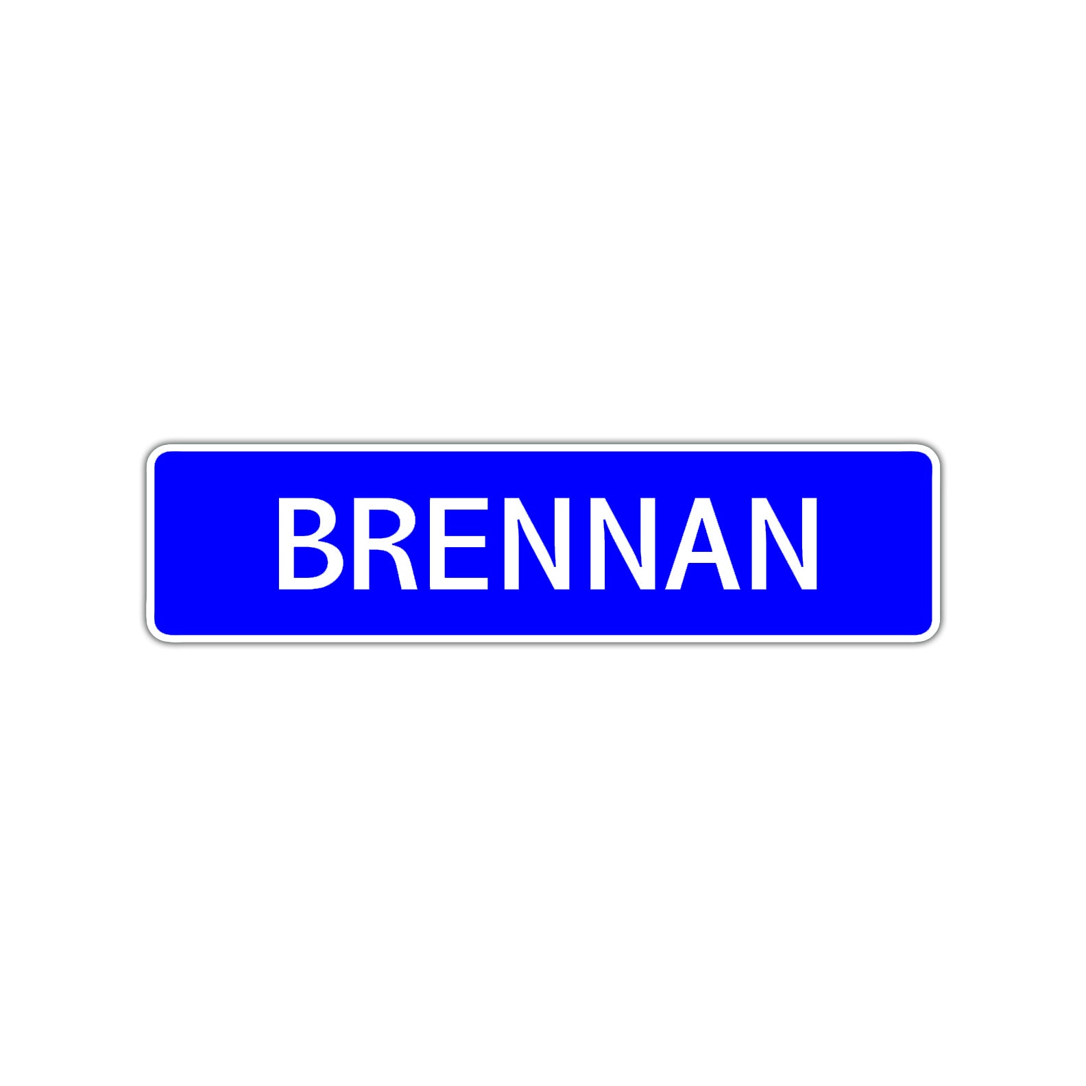 Brennan Street Sign Children Name Room Plate