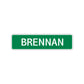 Brennan Street Sign Children Name Room Plate
