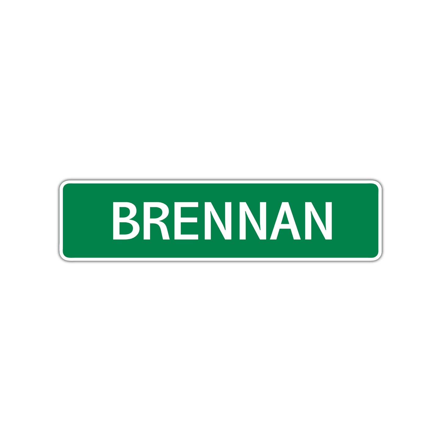 Brennan Street Sign Children Name Room Plate