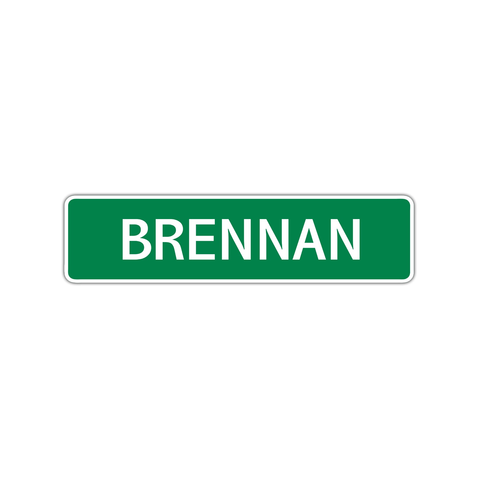 Brennan Street Sign Children Name Room Plate
