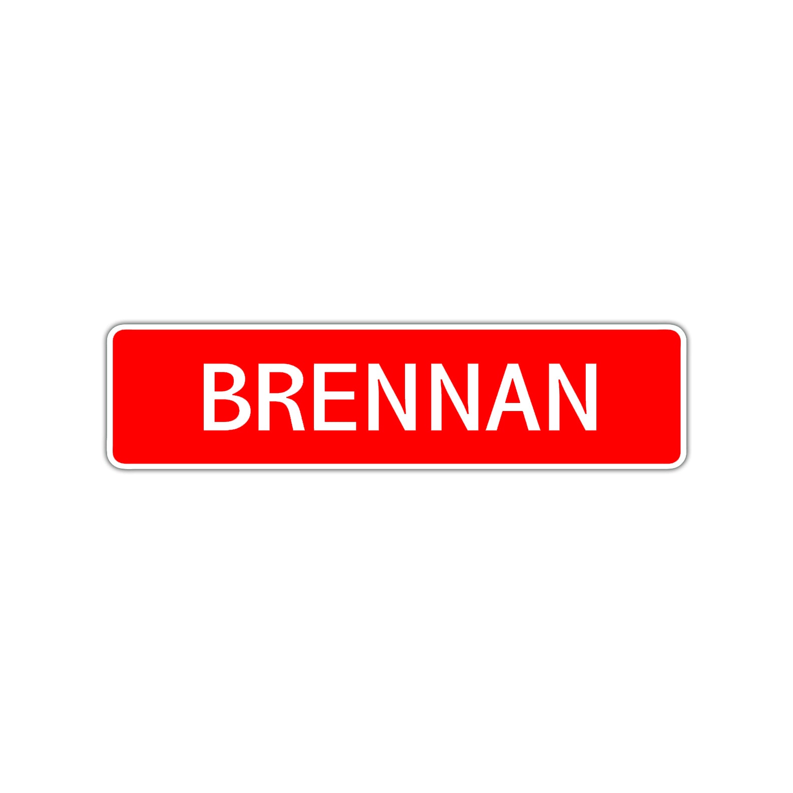 Brennan Street Sign Children Name Room Plate