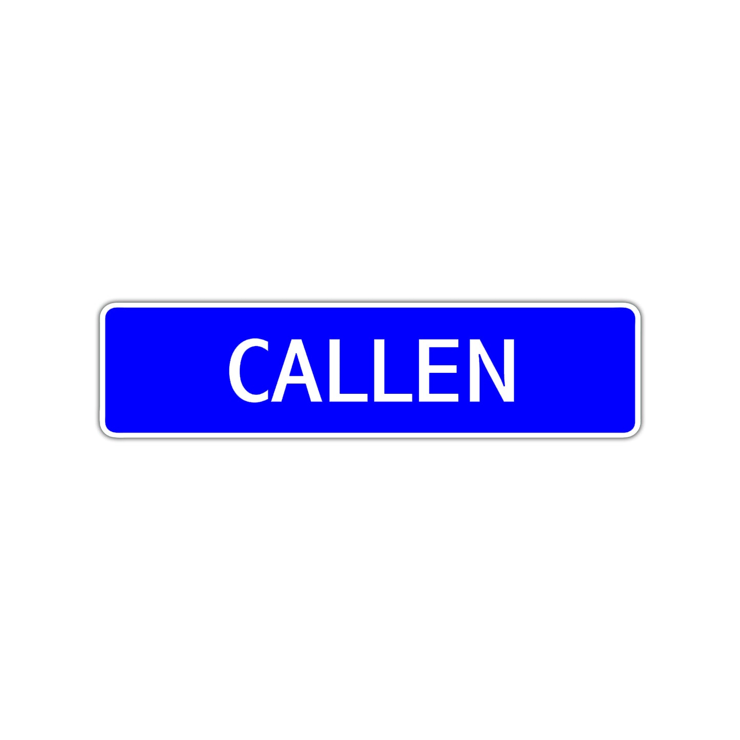 Callen Street Sign Children Name Room Plate