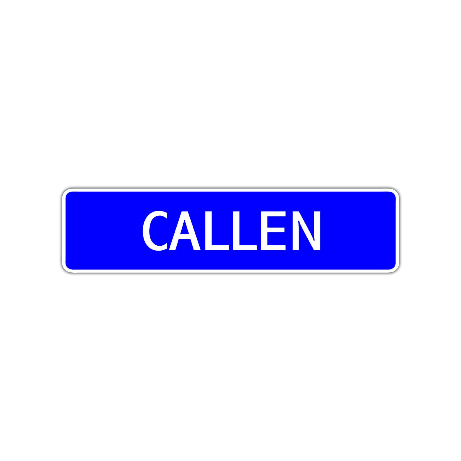Callen Street Sign Children Name Room Plate