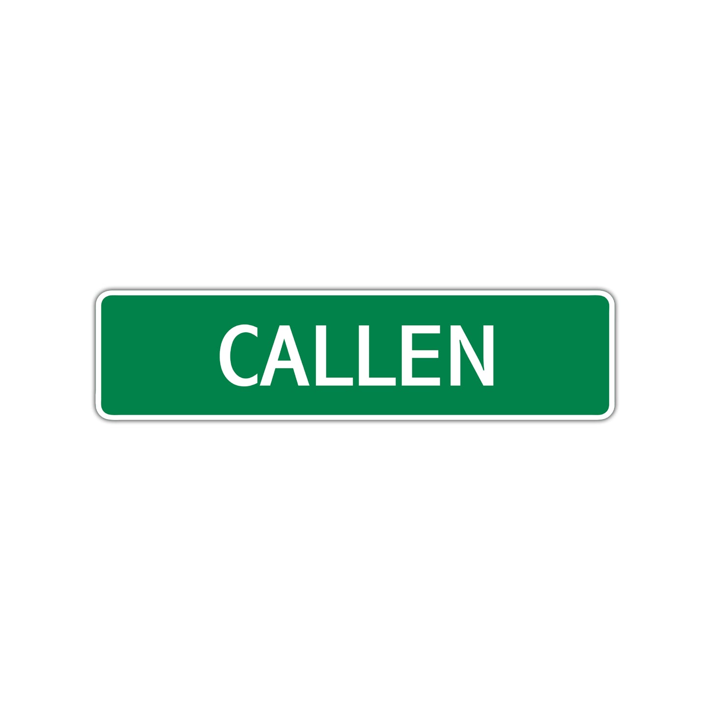 Callen Street Sign Children Name Room Plate