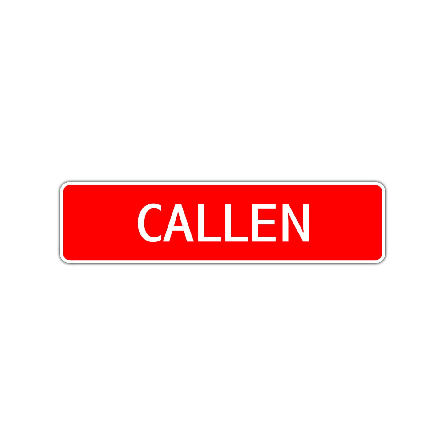 Callen Street Sign Children Name Room Plate