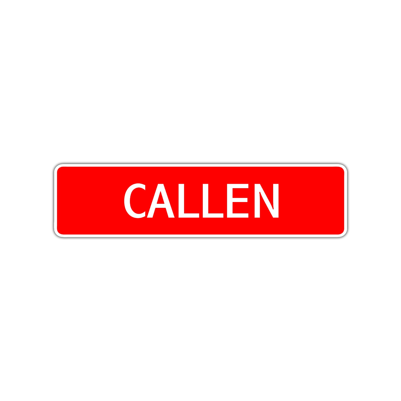 Callen Street Sign Children Name Room Plate