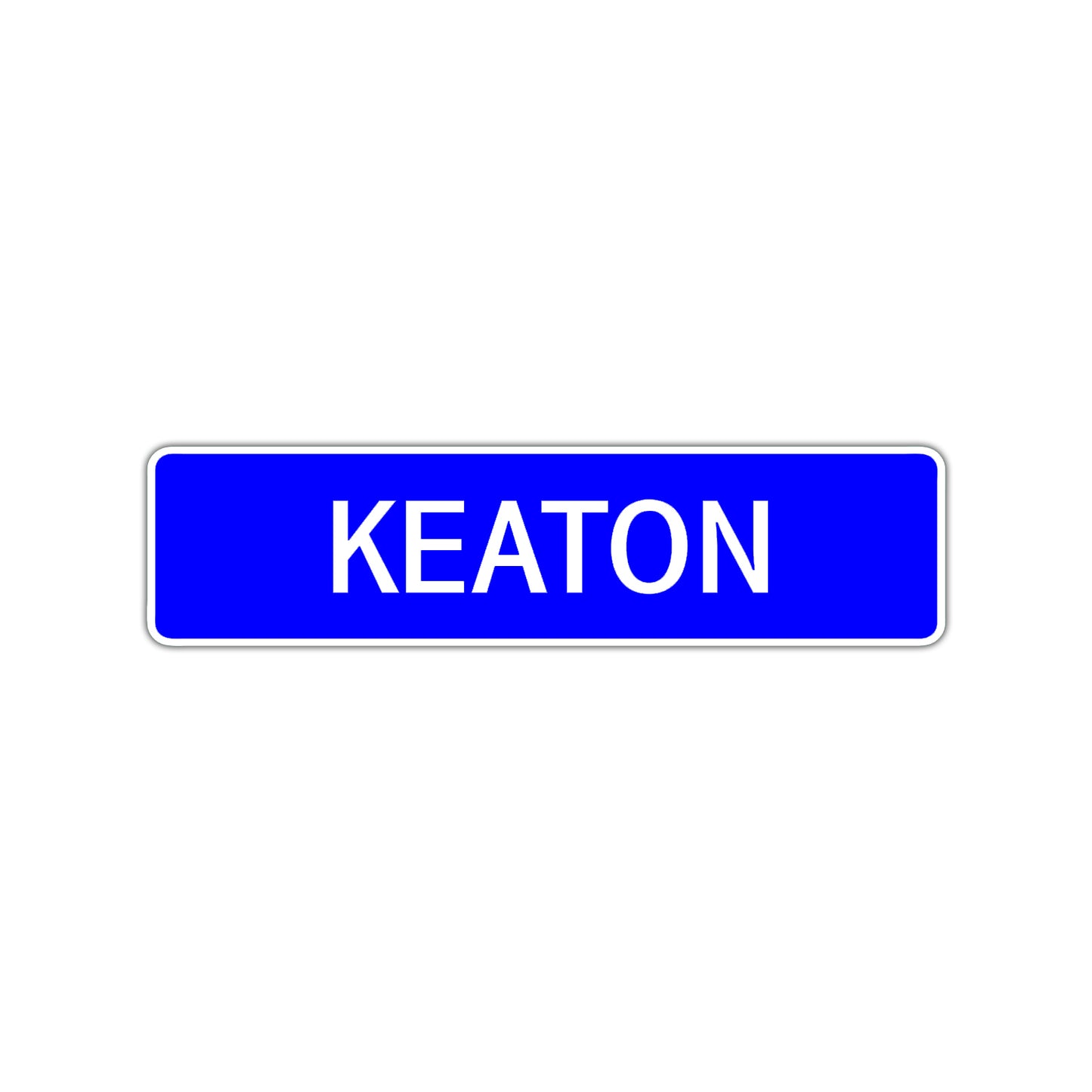 Keaton Street Sign Children Name Room Plate