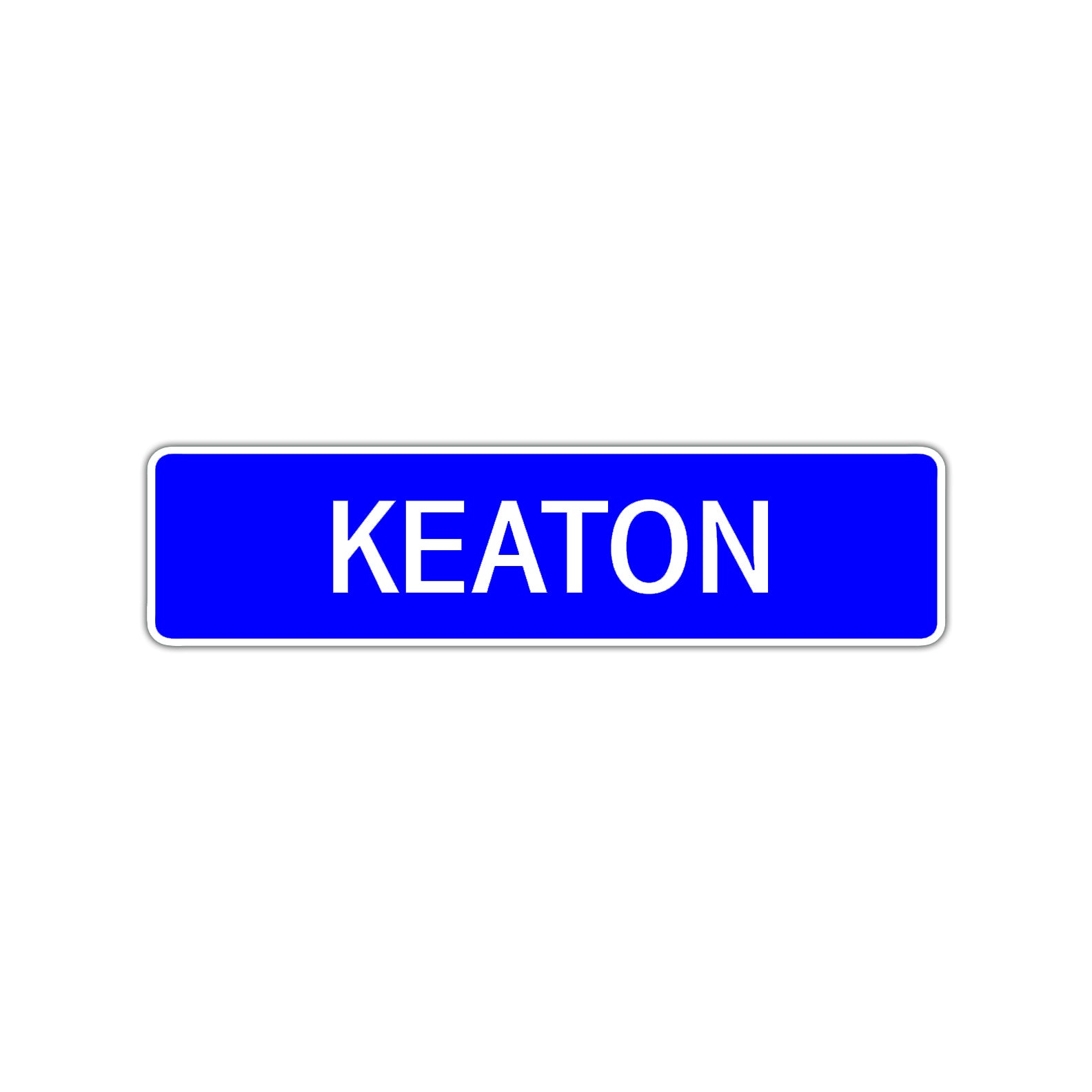 Keaton Street Sign Children Name Room Plate