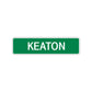 Keaton Street Sign Children Name Room Plate