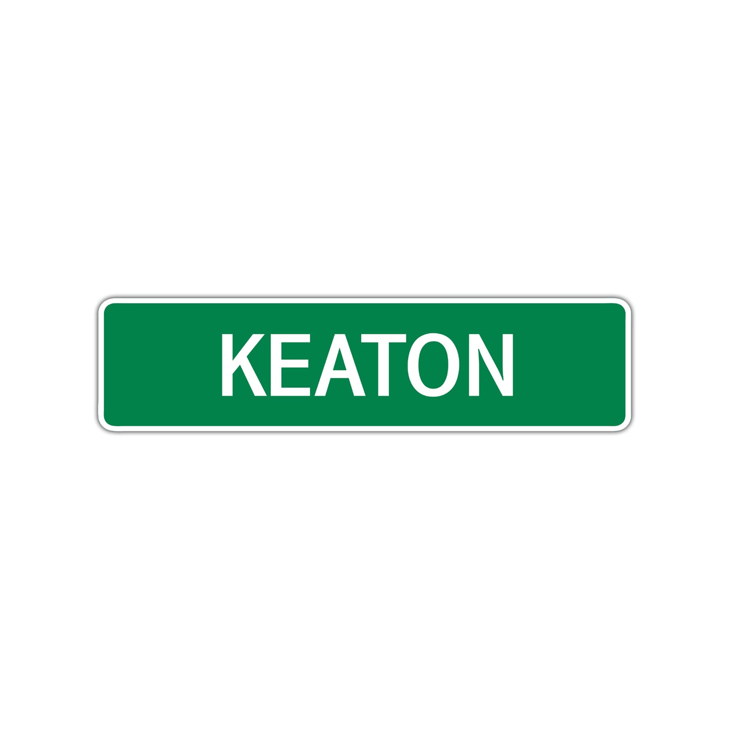 Keaton Street Sign Children Name Room Plate