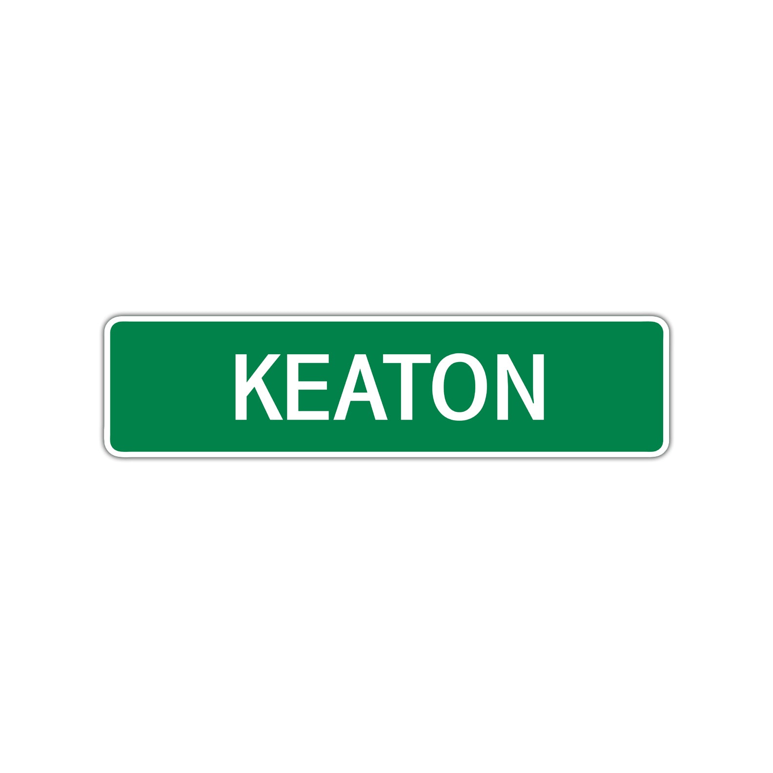 Keaton Street Sign Children Name Room Plate