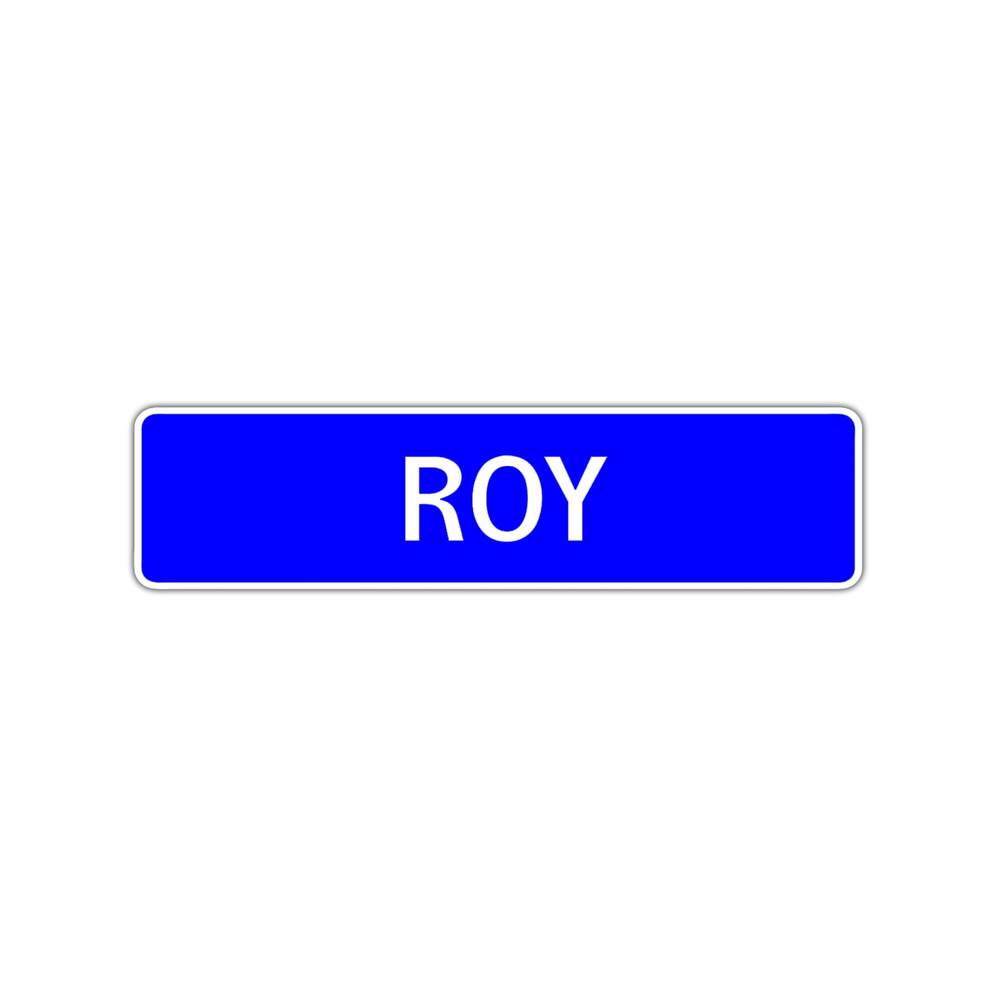 Roy Street Sign Children Name Room Plate