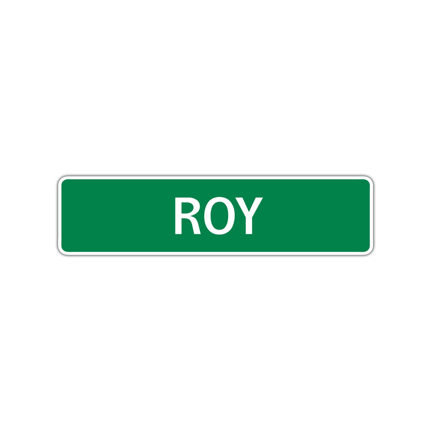 Roy Street Sign Children Name Room Plate