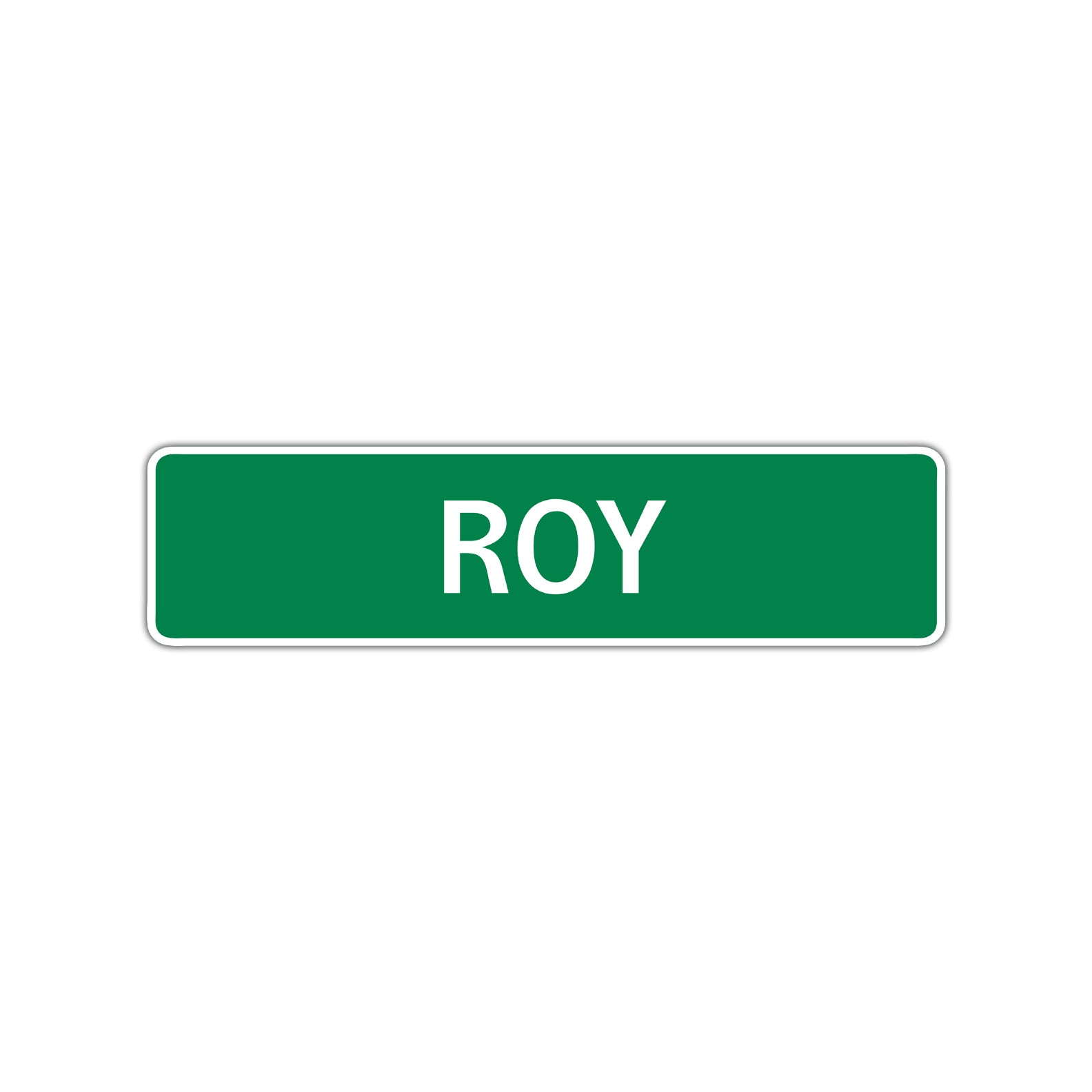 Roy Street Sign Children Name Room Plate