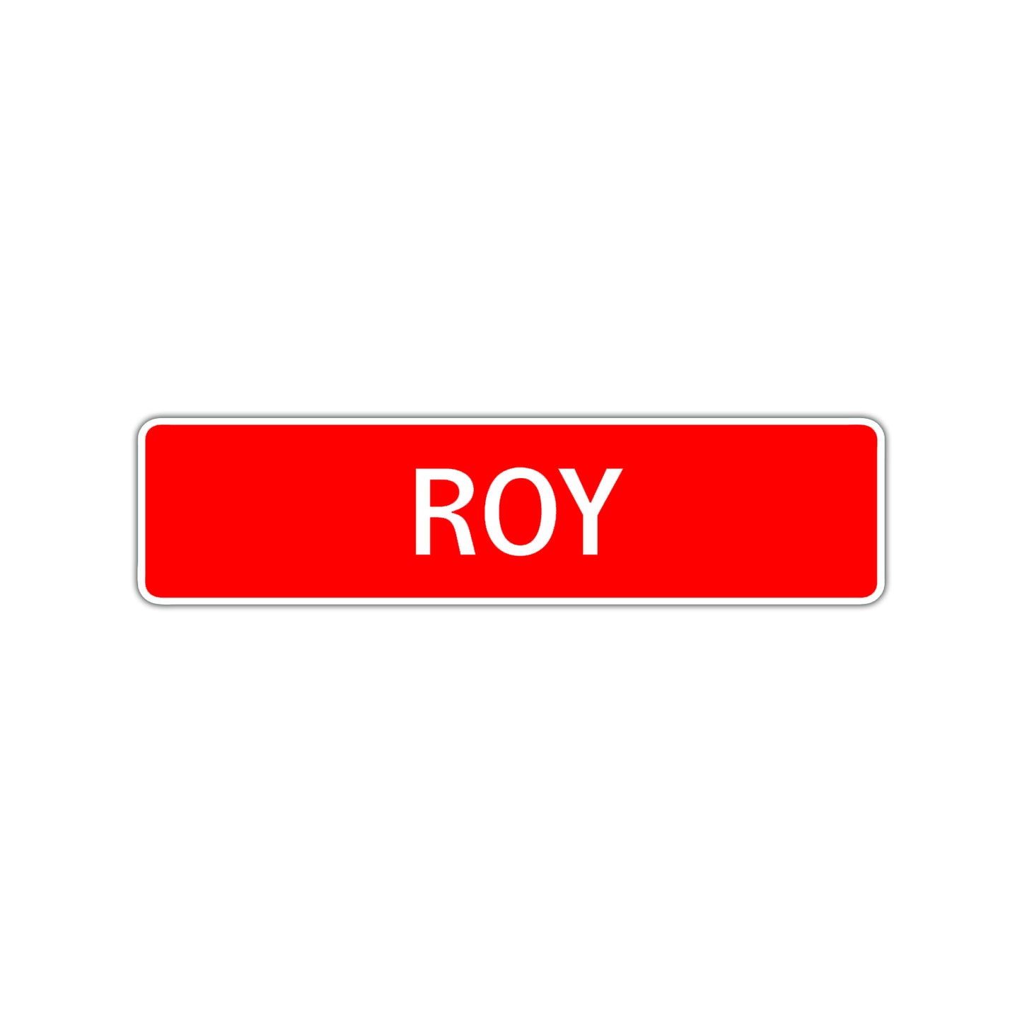 Roy Street Sign Children Name Room Plate