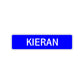 Kieran Street Sign Children Name Room Plate